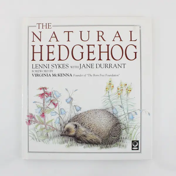 The Natural Hedgehog Hardcover Book 1995, Lenni Sykes & Jane Durrant