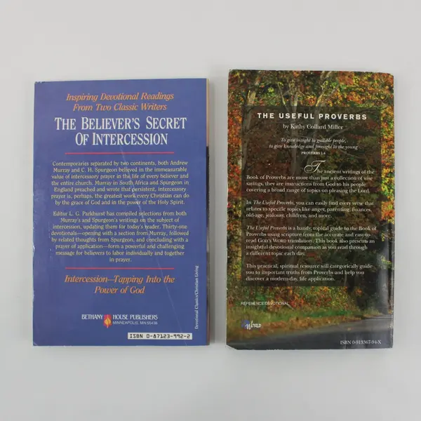 2 Christian PBs: The Believer's Secret of Intercession; The Useful Proverbs