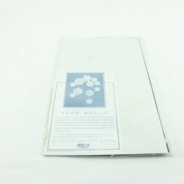 MFA Boston 1994 Snow Mobile Laser-Cut Paper Holiday Hanging Decor