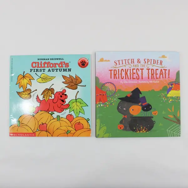 Clifford First Autumn + Stitch Spider Trickiest Treat! Bridwell Brenneman 97/17