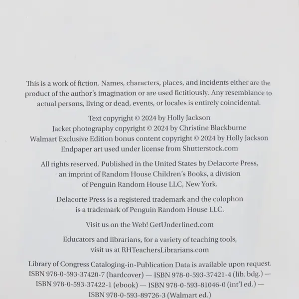 The Reappearance of Rachel Price Walmart Exclusive Hardcover 2024 Holly Jackson