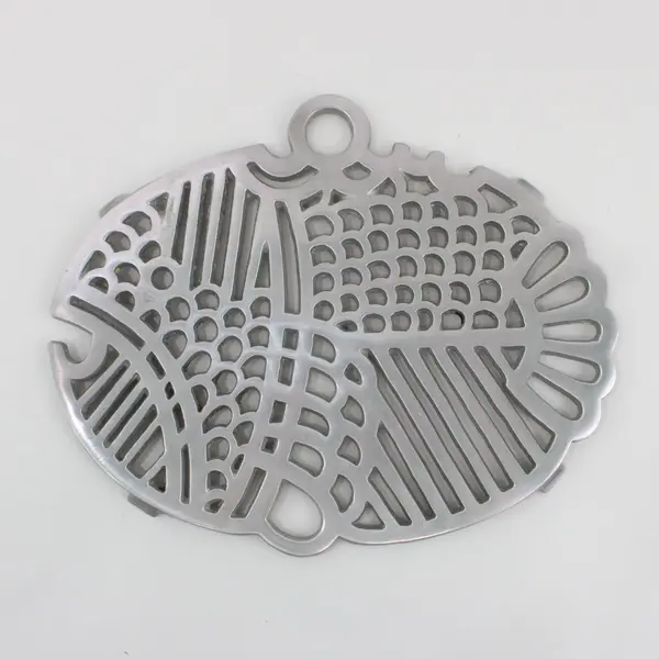 Dansk International Designs Cast Aluminum Fish Trivet Footed 9.8"