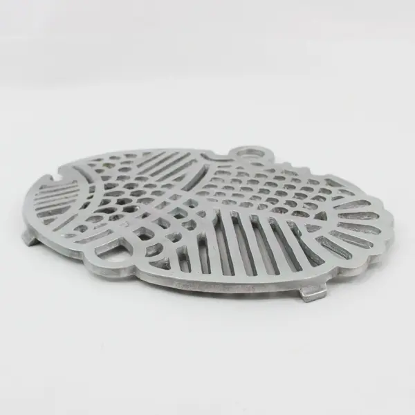 Dansk International Designs Cast Aluminum Fish Trivet Footed 9.8"