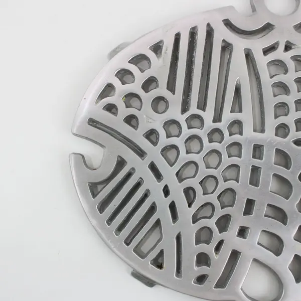 Dansk International Designs Cast Aluminum Fish Trivet Footed 9.8"