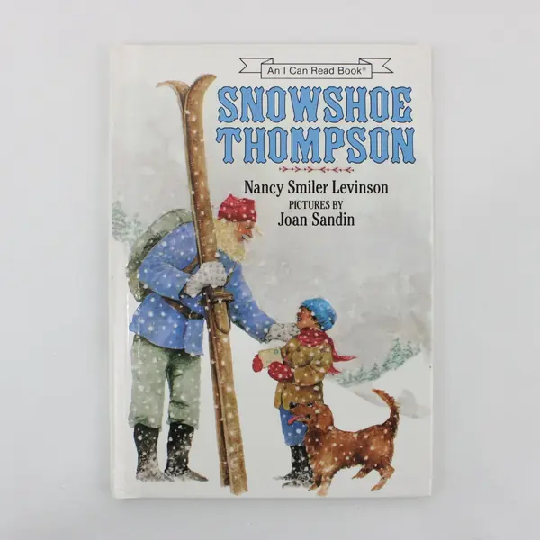 Lot of 2 Vintage "I Can Read" Kids' Books: Snowshoe Thompson & The Fire Cat