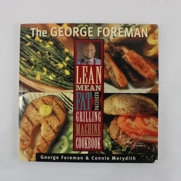 Lot George Foreman BBQ/Serious Barbecue PB/HC Connie Merydith Adam Perry Lang