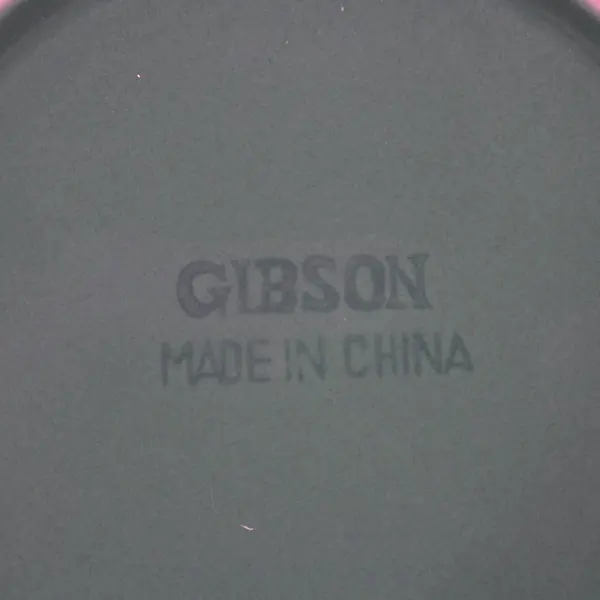 Gibson Designs Main St Periwinkle 8" Salad Plates Set of 5