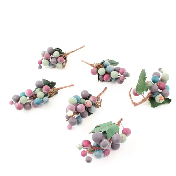 Lot of 11 Holiday Berry Pinecone Seasonal Decor