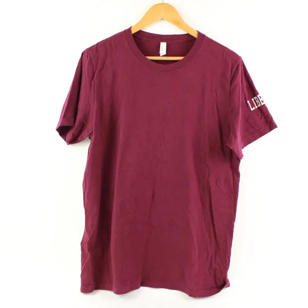 Women's Large Maroon Short Sleeve T-Shirt Pre-Owned
