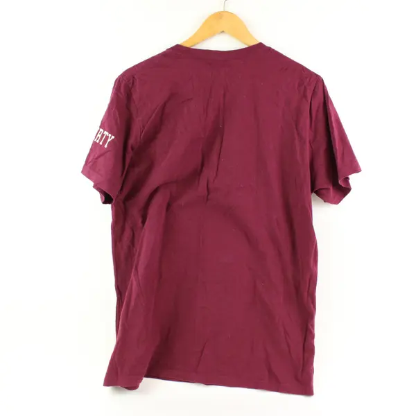 Women's Large Maroon Short Sleeve T-Shirt Pre-Owned