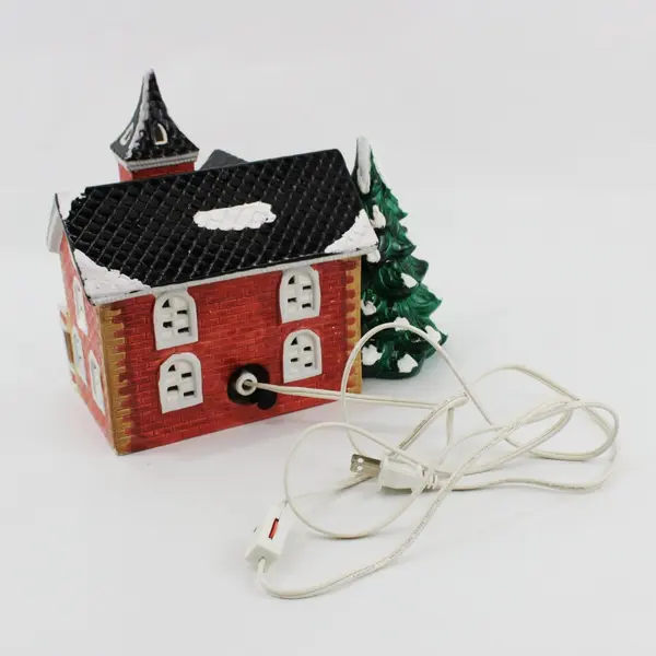 1988 Yuletide Snow Hamlet Norman Villa Holiday Collectible 708