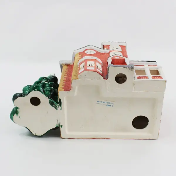1988 Yuletide Snow Hamlet Norman Villa Holiday Collectible 708