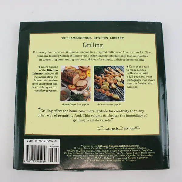 Williams-Sonoma Kitchen Library Grilling 1994 Hardcover John Phillip Carroll