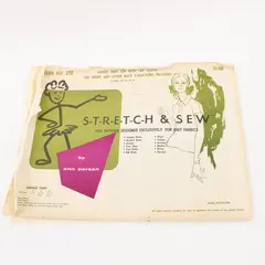 Stretch & Sew Ann Person Sewing Pattern 250 Women's Sizes 32-38