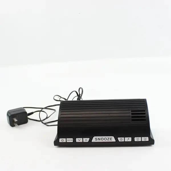 onn AM/FM Digital Alarm Clock Radio Dual Alarm LED Display