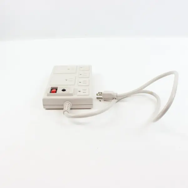 Power Sentry Model 601 Temporary Power Tap 6-Outlet White On/Off Switch