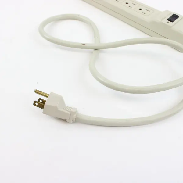 Power Sentry Model 601 Temporary Power Tap 6-Outlet White On/Off Switch