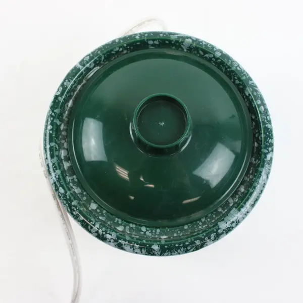 Rival Little Dipper 3204 Mini Slow Cooker Veggie Print Body Solid Green Lid