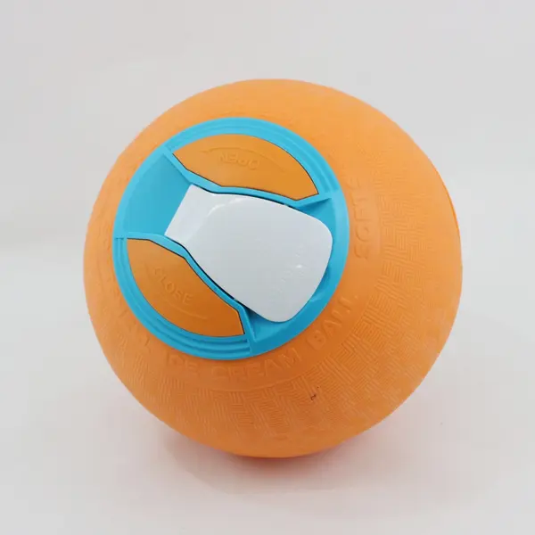 Yay Labs Soft Shell Ice Cream Ball Orange Homemade Ice Cream Maker