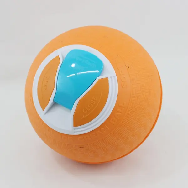 Yay Labs Soft Shell Ice Cream Ball Orange Homemade Ice Cream Maker