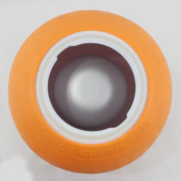 Yay Labs Soft Shell Ice Cream Ball Orange Homemade Ice Cream Maker