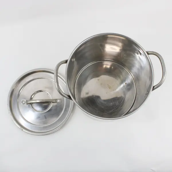 Unbranded 6 Qt Stainless Steel Stock Pot With Lid Water Bath Canner