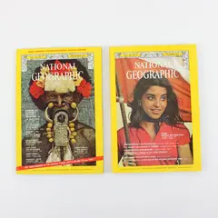 Lot of 2 Vintage National Geographic Magazines September & October 1973 Issues