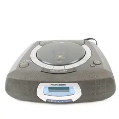 Philips Magnavox AJ3935/17 Clock Radio Top-Loading CD Alarm Black