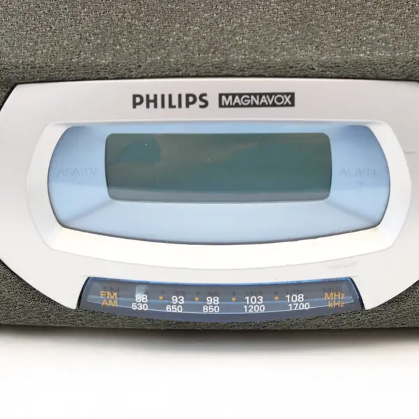 Philips Magnavox AJ3935/17 Clock Radio Top-Loading CD Alarm Black