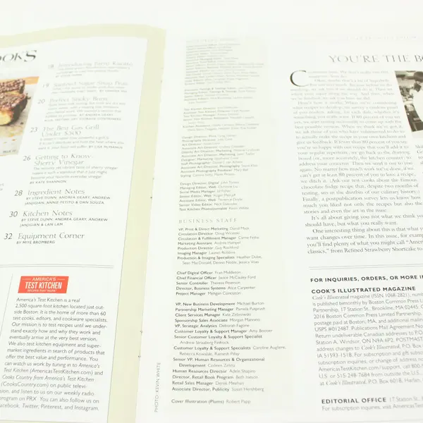 Cook's Illustrated May-June 2016 Magazine Recipes Cooking Techniques
