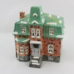 1985 Dept 56 Snow Village Galena House #50091 W/Working Light Cord No Box