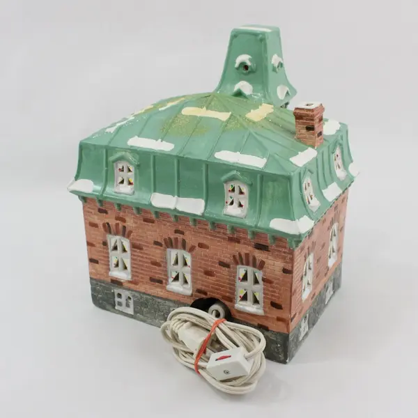 1985 Dept 56 Snow Village Galena House #50091 W/Working Light Cord No Box
