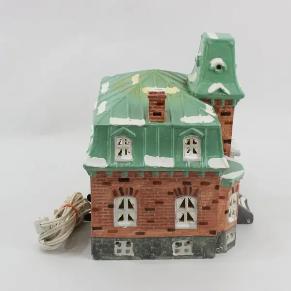 1985 Dept 56 Snow Village Galena House #50091 W/Working Light Cord No Box