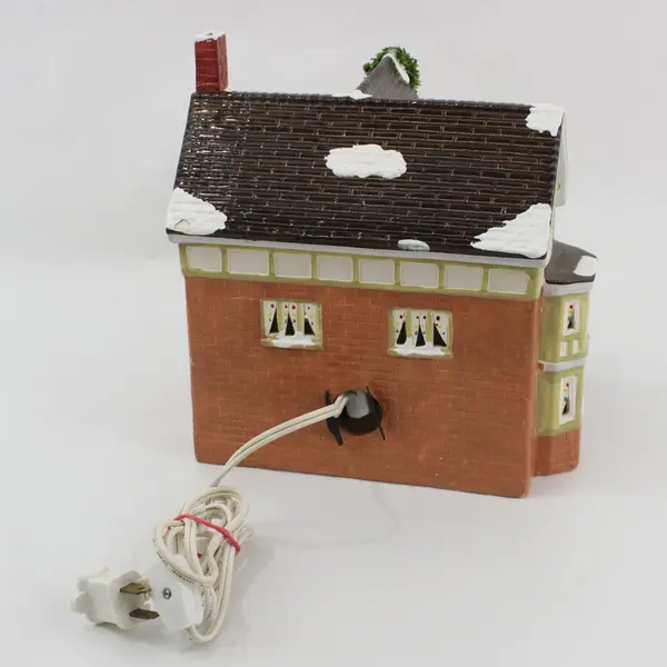 1988 Yuletide Snow Hamlet Calgary Mansion Light-Up Christmas Village House