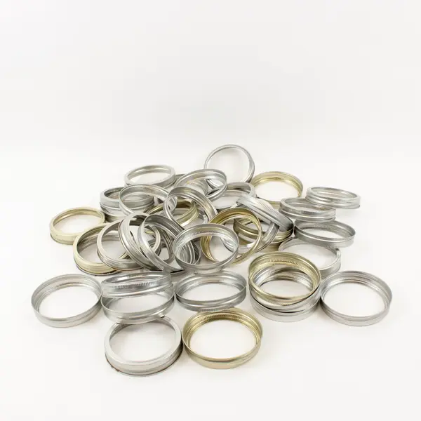 Lot of 40 3.5 Inch Canning Jar Rings, Rings Only