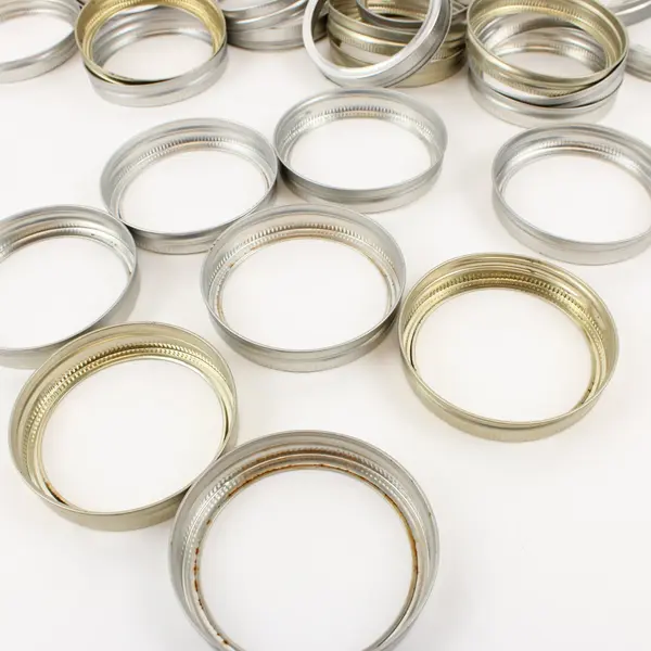 Lot of 40 3.5 Inch Canning Jar Rings, Rings Only