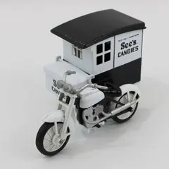 1991 See's Candies Harley Delivery Motorcycle w/ Sidecar Diecast Toy