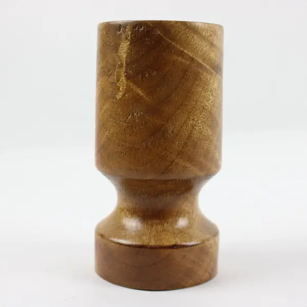 Wood Pillar Candle Holder
