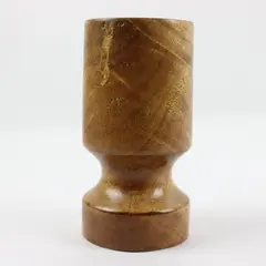 Wood Pillar Candle Holder