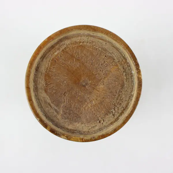 Wood Pillar Candle Holder