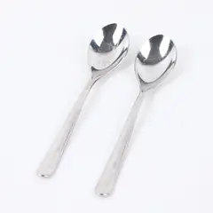 Lot of 2 WMF Cromargan Stainless Steel Mini Spoons 5 Inch