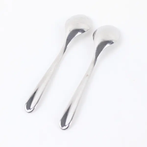 Lot of 2 WMF Cromargan Stainless Steel Mini Spoons 5 Inch