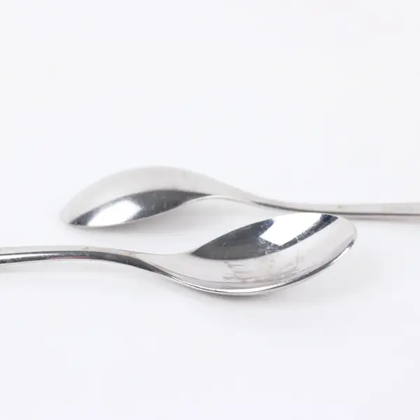 Lot of 2 WMF Cromargan Stainless Steel Mini Spoons 5 Inch