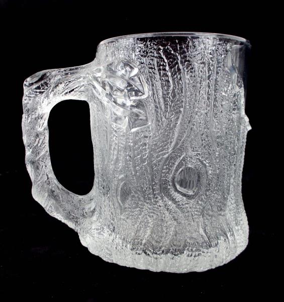 McDonalds THE FLINSTONES Frosted Glass TreeMendous Mug 1993 RocDonalds