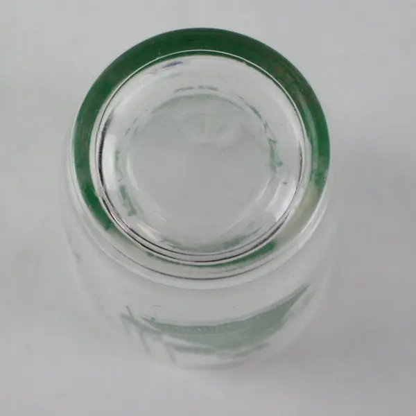 Set of 2 Swanky Swigs Vintage 1950s Beverage Glasses Blue Green 3.12"