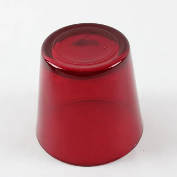 Anchor Hocking Ruby Red Tapered Drinking Glasses Set of 3