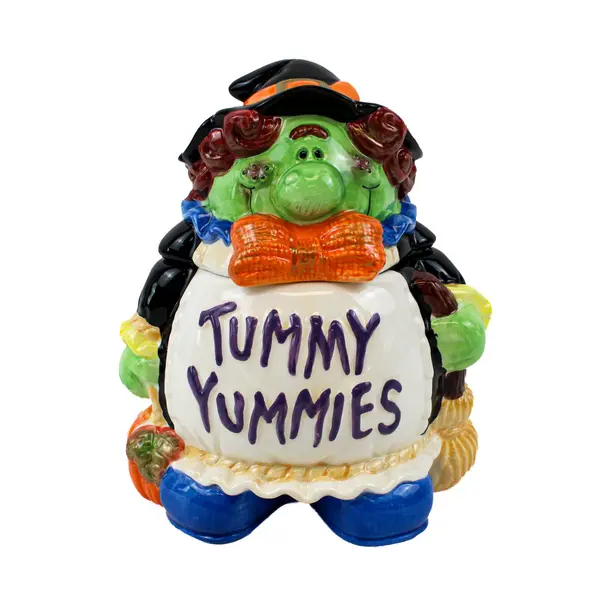 Accents & Occasions Ceramic Halloween Witch Cookie Candy Jar