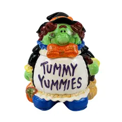 Accents & Occasions Ceramic Halloween Witch Cookie Candy Jar