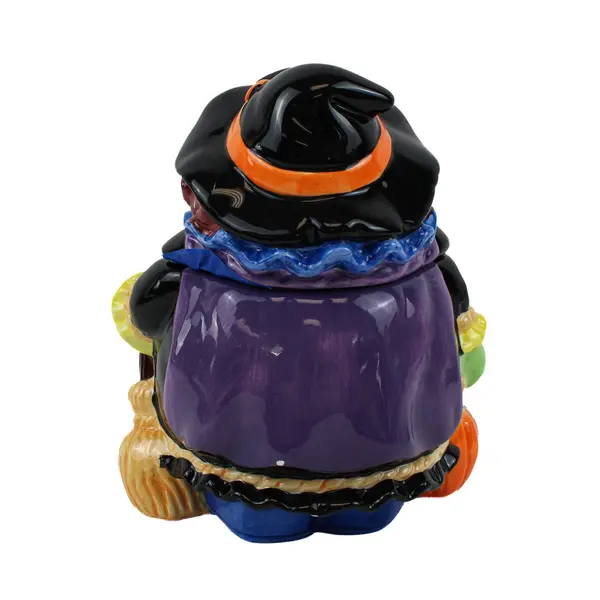 Accents & Occasions Ceramic Halloween Witch Cookie Candy Jar