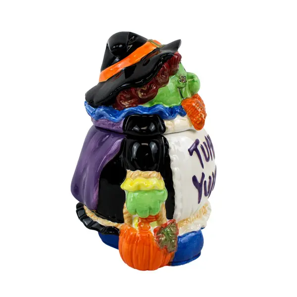 Accents & Occasions Ceramic Halloween Witch Cookie Candy Jar
